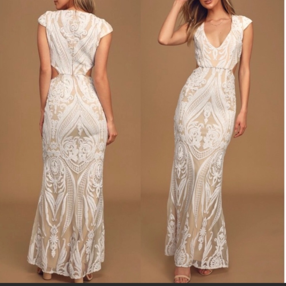 NEW Lulus Always adored Sequin Mermaid Dress